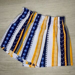 Colorful Striped Shorts